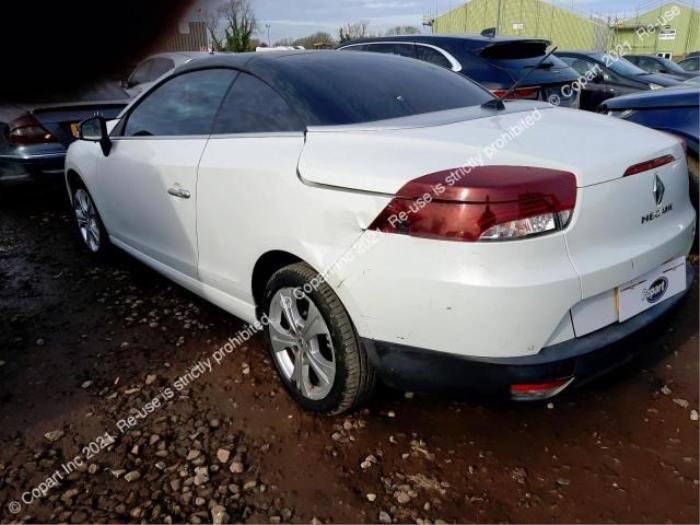 Renault Megane III CC 1.4 16V TCe 130 Sloopvoertuig (2011, Wit)