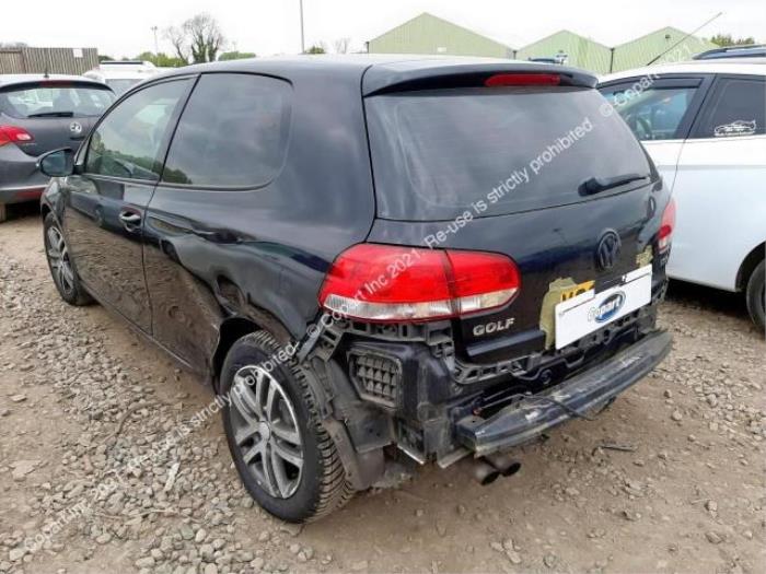 Volkswagen Golf VI 1.4 TSI 122 16V Sloopvoertuig (2009, Zwart)