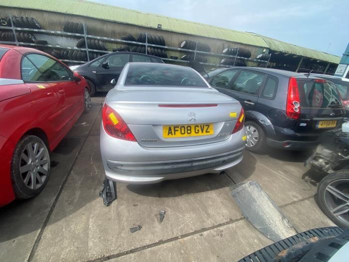Peugeot 207 CC 1.6 16V Sloopvoertuig (2008, Zilvergrijs, Transparant, Moonmist, Aluminium)