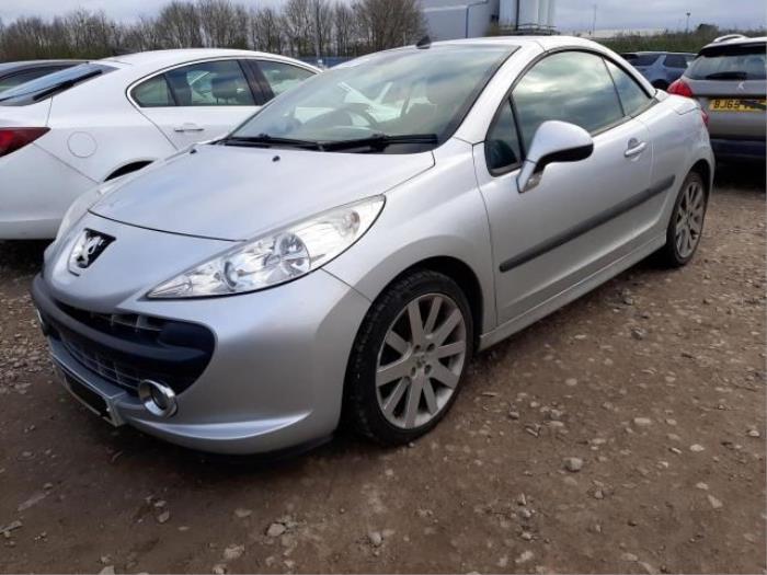 Peugeot 207 CC 1.6 16V Sloopvoertuig (2008, Zilvergrijs, Transparant, Moonmist, Aluminium)