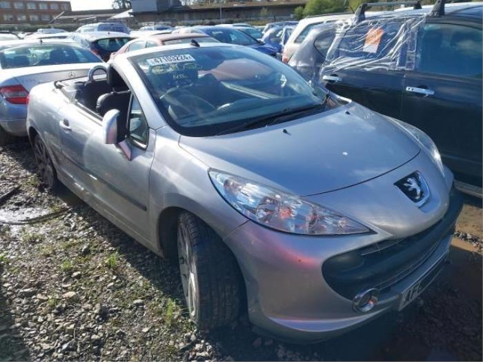 Peugeot 207 CC 1.6 16V Sloopvoertuig (2008, Zilvergrijs, Transparant, Moonmist, Aluminium)
