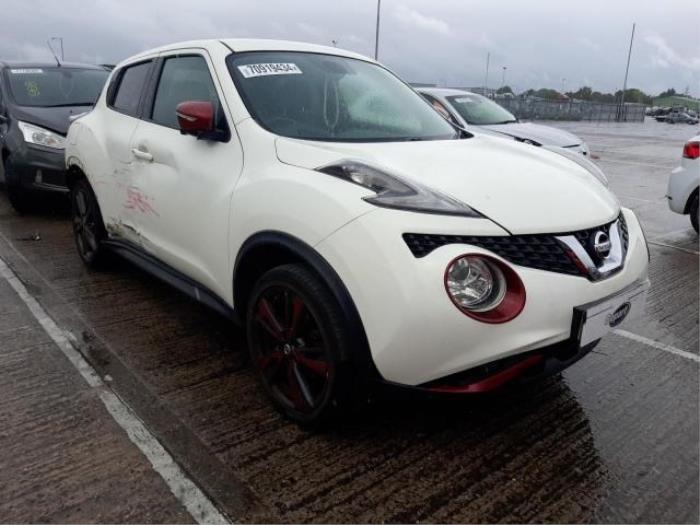 Nissan Juke 1.2 DIG-T 16V Sloopvoertuig (2014, Metallic, Wit)