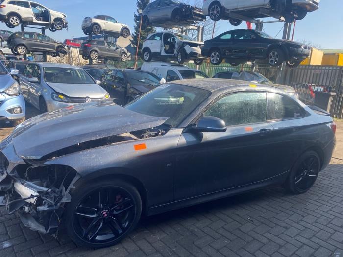 BMW 2 serie 220i 2.0 Turbo 16V Sloopvoertuig (2014, Grijs)