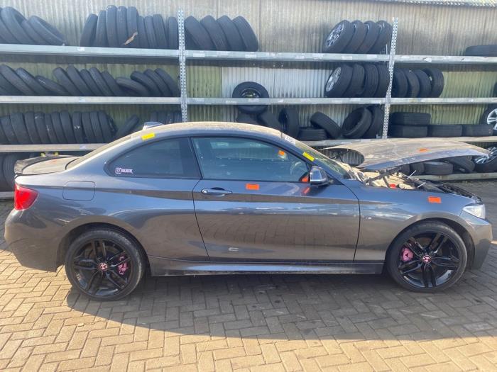 BMW 2 serie 220i 2.0 Turbo 16V Sloopvoertuig (2014, Grijs)