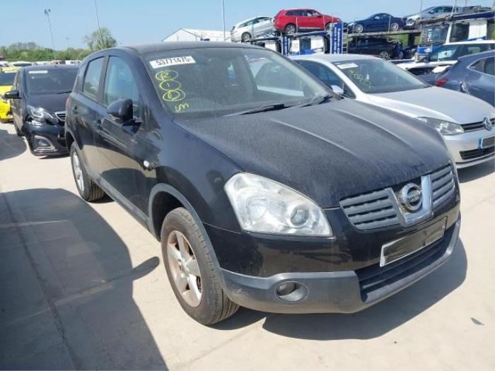 Nissan Qashqai 2.0 16V Sloopvoertuig (2008, Zwart, Saffierzwart)