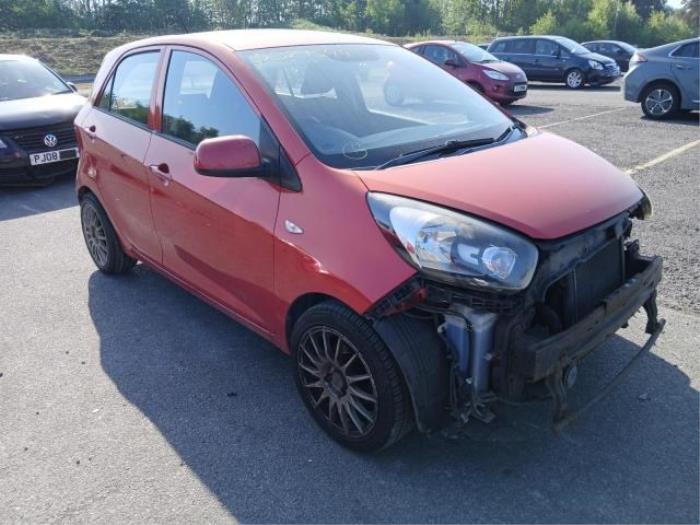 Kia Picanto 1.0 12V Sloopvoertuig (2013, Rood)