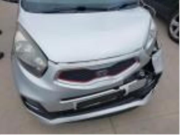 Kia Picanto 1.0 12V Sloopvoertuig (2012, Zilvergrijs)