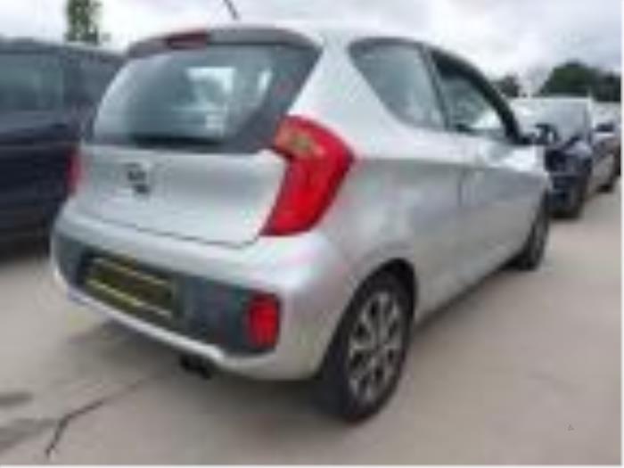 Kia Picanto 1.0 12V Sloopvoertuig (2012, Zilvergrijs)