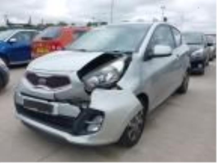 Kia Picanto 1.0 12V Sloopvoertuig (2012, Zilvergrijs)
