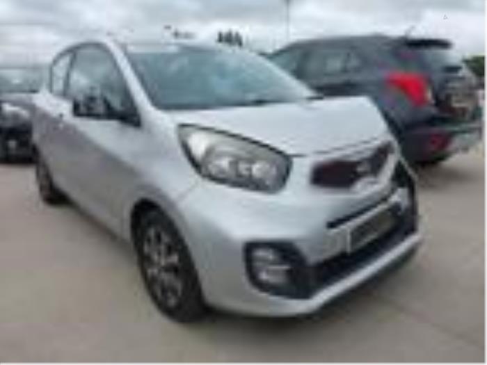 Kia Picanto 1.0 12V Sloopvoertuig (2012, Zilvergrijs)