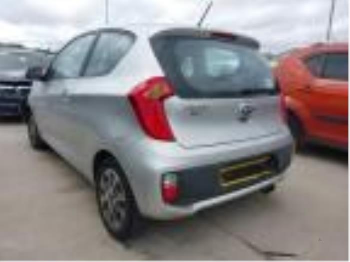 Kia Picanto 1.0 12V Sloopvoertuig (2012, Zilvergrijs)