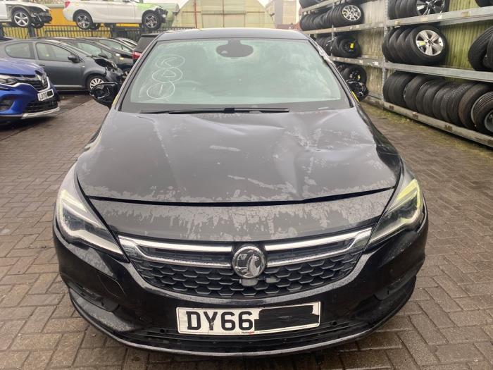 Opel Astra K 1.0 SIDI Turbo 12V Sloopvoertuig (2016, Zwart)