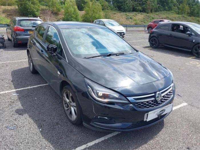 Opel Astra K 1.0 SIDI Turbo 12V Sloopvoertuig (2016, Zwart)