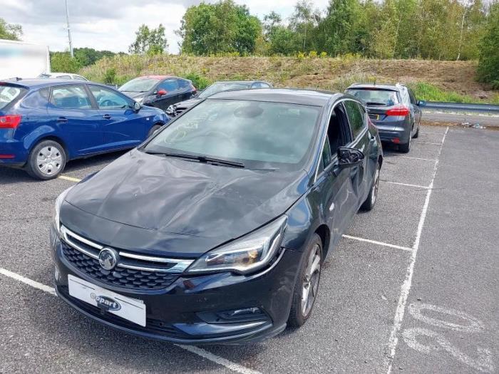 Opel Astra K 1.0 SIDI Turbo 12V Sloopvoertuig (2016, Zwart)