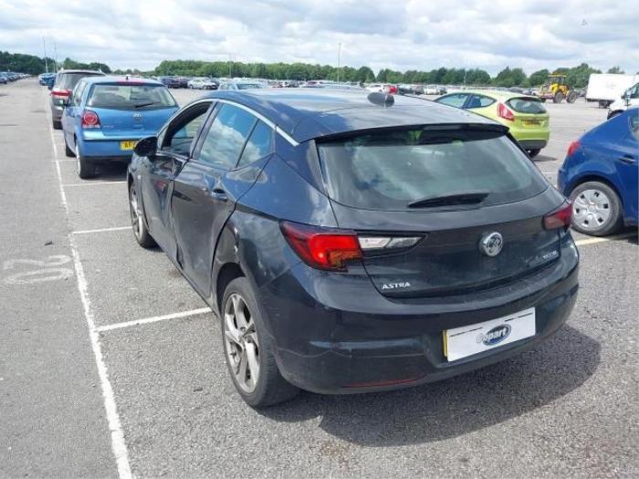 Opel Astra K 1.0 SIDI Turbo 12V Sloopvoertuig (2016, Zwart)