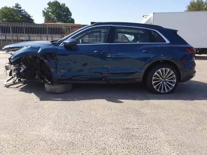 Audi e-tron 55 quattro Sloopvoertuig (2019, Blauw)