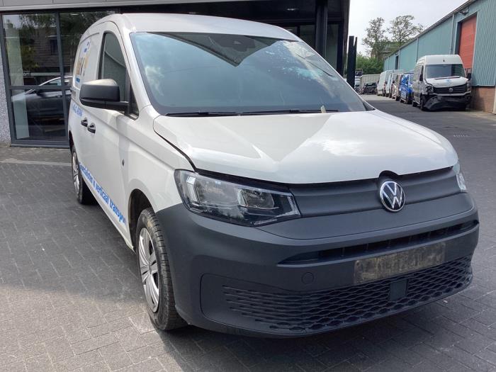 Volkswagen Caddy Cargo V 2.0 TDI BlueMotionTechnology Sloopvoertuig (2021, Wit)