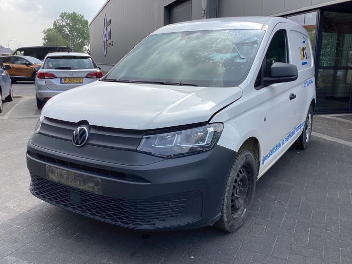 Volkswagen Caddy Cargo V 2.0 TDI BlueMotionTechnology Sloopvoertuig (2021, Wit)