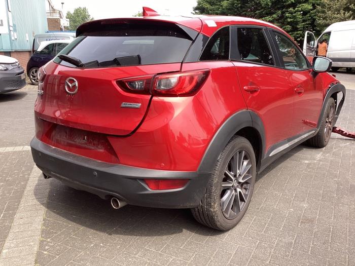 Mazda CX-3 2.0 SkyActiv-G 120 Sloopvoertuig (2017, Rood)