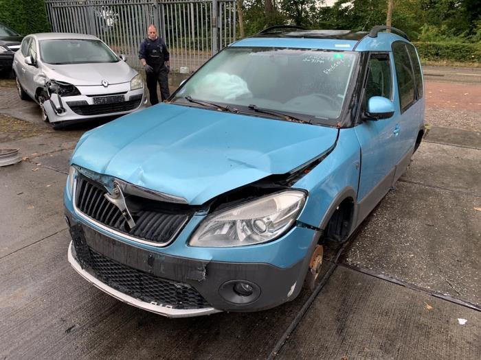 Skoda Roomster 1.2 TSI Sloopvoertuig (2012, Blauw)