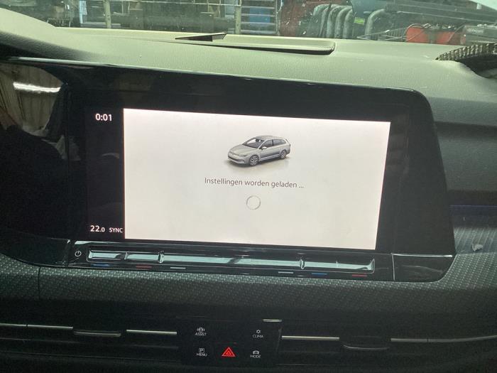 Volkswagen Golf VIII Variant 1.5 eTSI 16V Sloopvoertuig (2021, Wit)