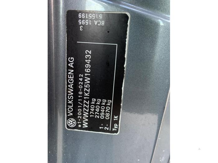 Volkswagen Golf V 1.4 16V Sloopvoertuig (2005, Grijs)