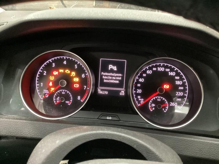 Volkswagen Golf VII Variant 1.0 TSI 12V BlueMotion Technology Sloopvoertuig (2020, Zwart)