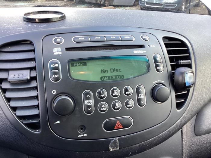 Hyundai i10 1.2i 16V Sloopvoertuig (2009, Zwart)