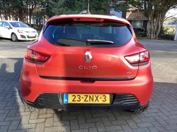 Renault Clio IV 1.5 Energy dCi 90 FAP Schadevoertuig (2013, Rood)