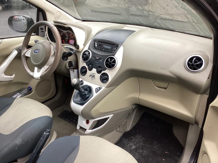 Ford Ka II 1.2 Schadevoertuig (2010, Zwart)