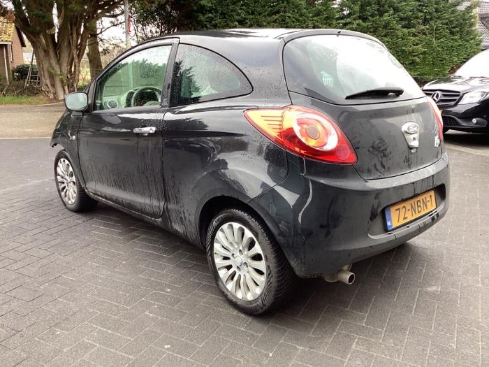 Ford Ka II 1.2 Schadevoertuig (2010, Zwart)