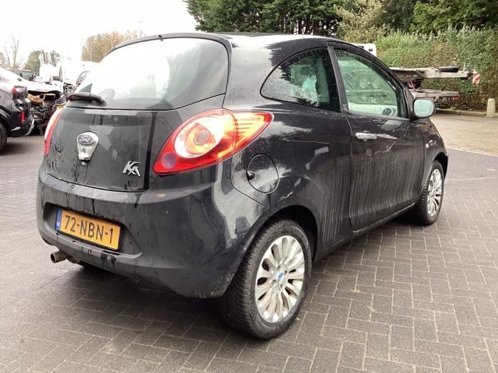 Ford Ka II 1.2 Schadevoertuig (2010, Zwart)