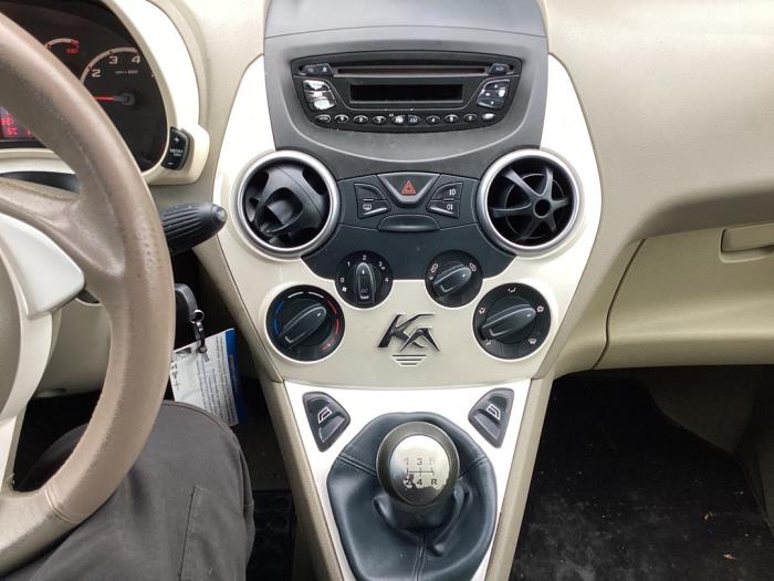 Ford Ka II 1.2 Schadevoertuig (2010, Zwart)