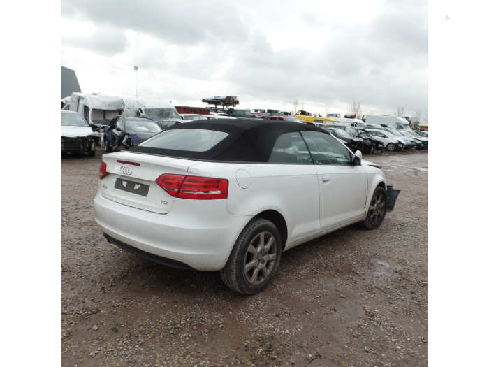 Audi A3 Cabriolet 1.6 TDI 16V Sloopvoertuig (2012, Wit)