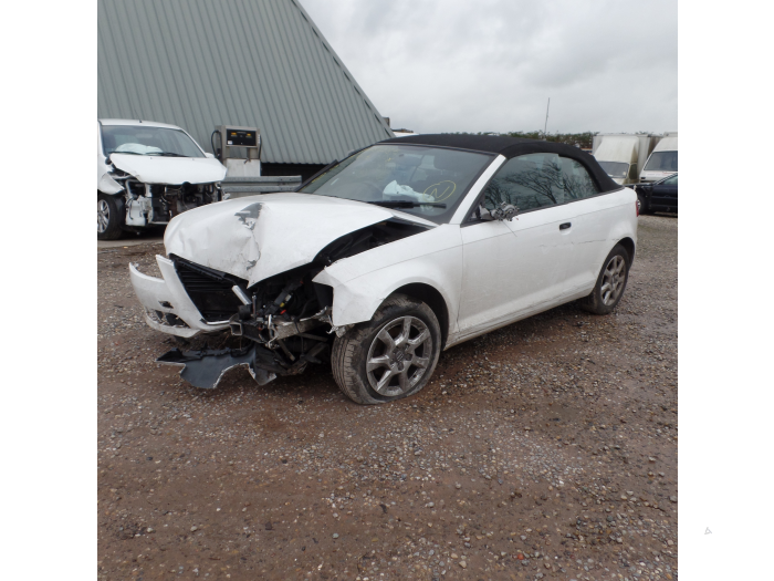 Audi A3 Cabriolet 1.6 TDI 16V Sloopvoertuig (2012, Wit)