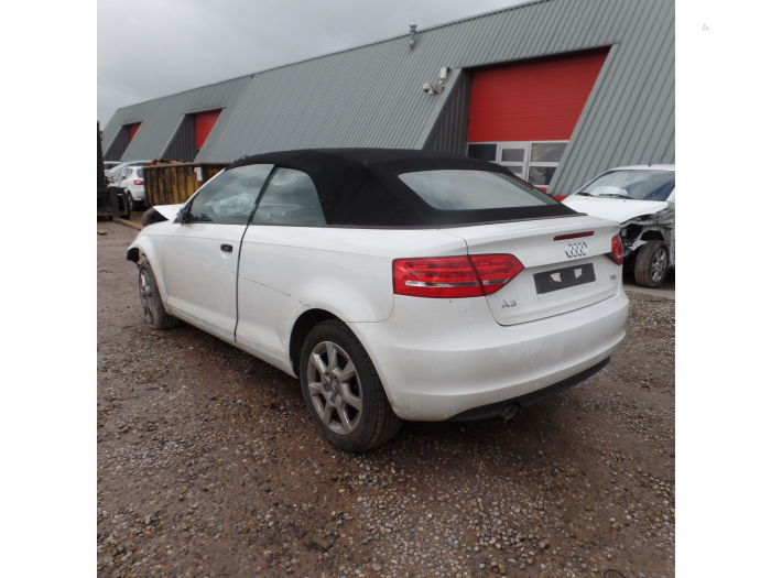 Audi A3 Cabriolet 1.6 TDI 16V Sloopvoertuig (2012, Wit)