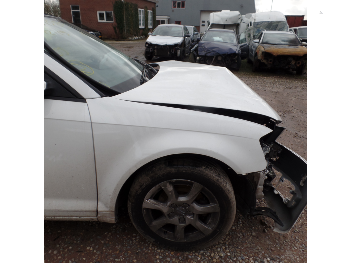 Audi A3 Cabriolet 1.6 TDI 16V Sloopvoertuig (2012, Wit)