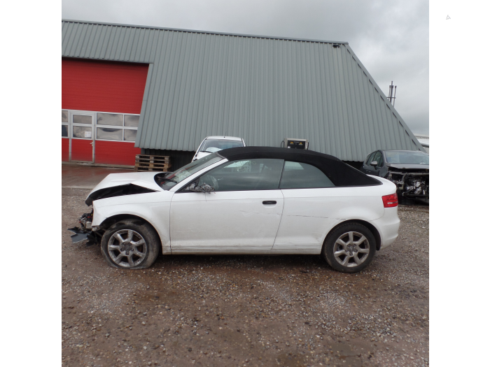 Audi A3 Cabriolet 1.6 TDI 16V Sloopvoertuig (2012, Wit)