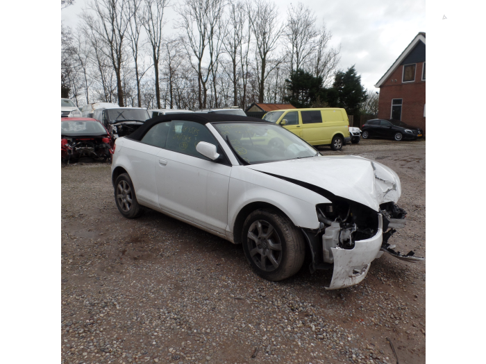Audi A3 Cabriolet 1.6 TDI 16V Sloopvoertuig (2012, Wit)