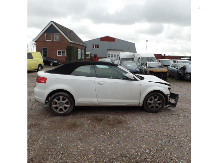 Audi A3 Cabriolet 1.6 TDI 16V Sloopvoertuig (2012, Wit)