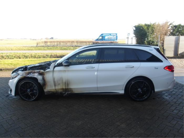 Mercedes C Estate C-43 AMG 3.0 V6 24V Turbo 4-Matic Sloopvoertuig (2017, Wit)
