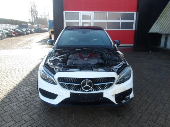 Mercedes C Estate C-43 AMG 3.0 V6 24V Turbo 4-Matic Sloopvoertuig (2017, Wit)