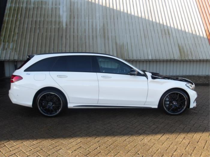 Mercedes C Estate C-43 AMG 3.0 V6 24V Turbo 4-Matic Sloopvoertuig (2017, Wit)