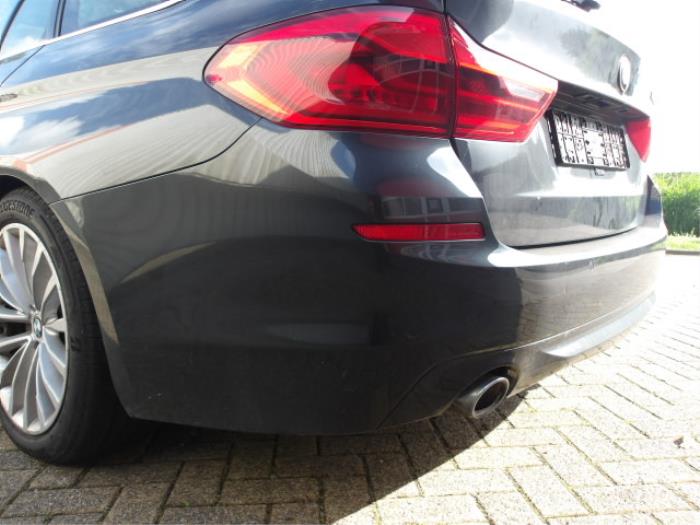 BMW 5 serie Touring 523d 2.0 TwinPower Turbo 16V Sloopvoertuig (2018, Grijs)
