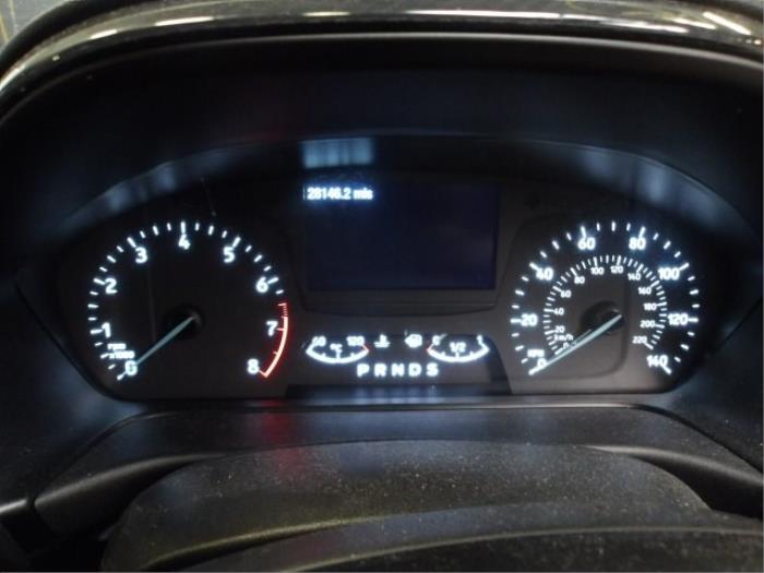 Ford Fiesta 7 1.0 EcoBoost 12V 100 Sloopvoertuig (2018, Metallic, Zilvergrijs)