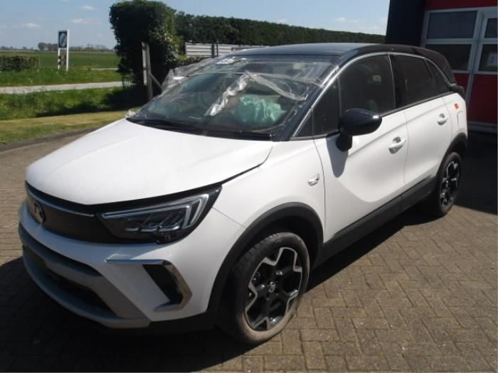 Opel Crossland X/Crossland 1.2 Turbo 12V Sloopvoertuig (2021, Wit, Zwart)
