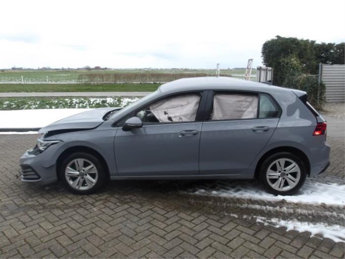 Volkswagen Golf VIII 1.5 TSI BlueMotion 16V Sloopvoertuig (2020, Zilvergrijs)