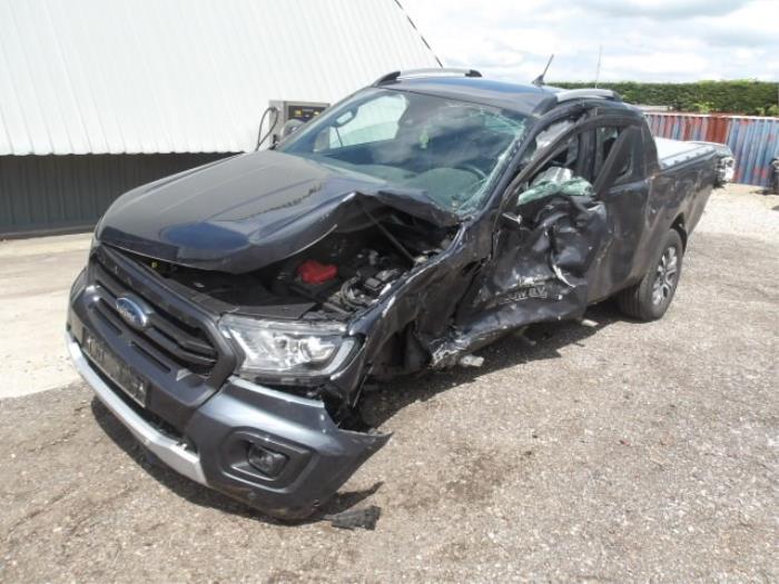 Ford Ranger 2.0 EcoBlue 16V 4x4 Sloopvoertuig (2020, Metallic, Zilvergrijs, Grijs)