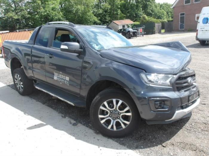 Ford Ranger 2.0 EcoBlue 16V 4x4 Sloopvoertuig (2020, Metallic, Zilvergrijs, Grijs)