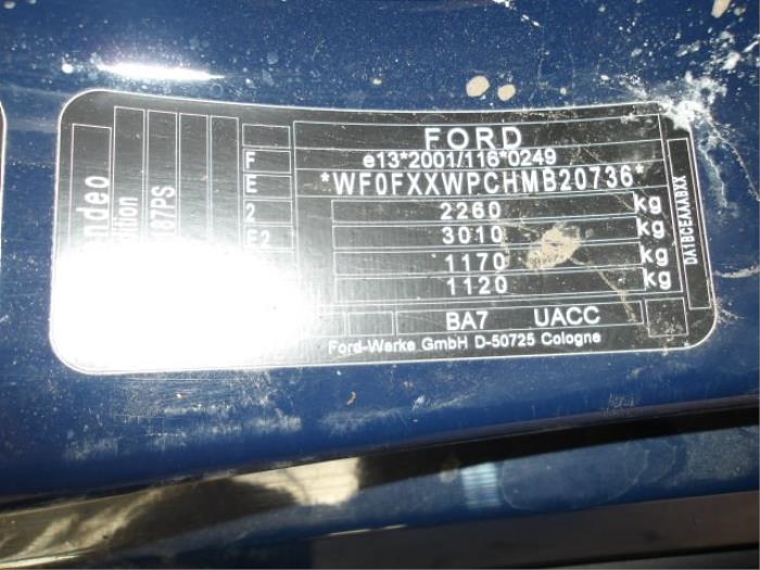 Ford Mondeo V Wagon 2.0 Hybrid 16V Sloopvoertuig (2021, Blauw)